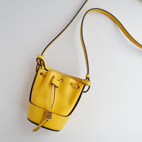 Authentic Preowned Loewe Yellow Nano Leather Balloon Bag - Picture 2 of 16